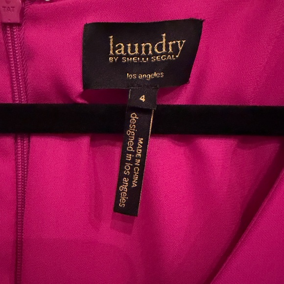 Laundry By Shelli Segal Vibrant Pink Dress - Picture 4 of 4